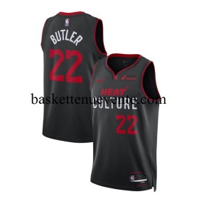 Maillot Basket Miami Heat Jimmy Butler 22 Nike 2023-2024 City Edition Noir Swingman - Homme